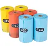 Sacs multicolores pour déjections canines TIAKI 6 rouleaux de 20 sacs