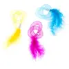 Lot de jouets TIAKI Tubes avec plumes pour chat   lot de 3 jouets
