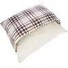 zooplus basics Lit coussin douillet à carreaux pour chien et chat - co...