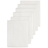 MEYCO Langes bébé uni blanc lot de 6