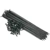 Saltbmx Rayons en acier inoxydable 159 mm avec écrous en laiton - Set de 40 pièces noirs