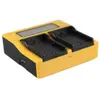 Patona Chargeur double batterie avec écran LCD pour Canon LP-E6