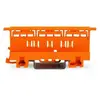 Wago - adaptateur de fixation sur rail din pour borne 221 - 221-500