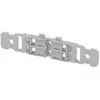 Support de fixation borne Wago inline 2 voies 221-2502