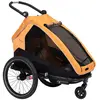Remorque enfant XLC Mono S 20 - Orange - 20" - 3-en-1 - Poussette de jogging - Marque XLC
