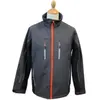 Terratrendjob - Blouson softshell 61270, gris foncé/noir,Taille xl