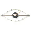 Vitra - Horloge Nelson Clock - Métal - Noyer massif - Designer George ...