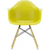 Vitra - Fauteuil Eames Plastic Armchair - Jaune - Érable massif - Desi...