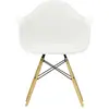 Vitra - Fauteuil Eames Plastic Armchair - Blanc - Érable massif - Desi...