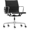 Vitra - Fauteuil à roulettes Eames Aluminium - Noir - Aluminium inject...