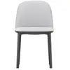 Vitra - Chaise rembourrée Softshell Chair - Gris - Polyamide renforcé ...
