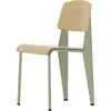 Chaise Standard  - Prouvé Gris Vermeer - chêne clair Vitra