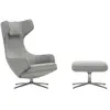 Vitra - Fauteuil rembourré Grand Repos - Gris - Plumes - Designer Anto...