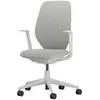 Vitra - Fauteuil à roulettes ACX - Gris - Tissu tricot rembourré - Des...