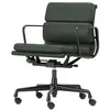 Vitra - Fauteuil à roulettes Soft Pad - Vert - Cuir de vache - Designe...