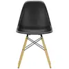 Vitra - Chaise Eames Plastic - Noir - Plastique recyclé post-consommat...