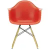 Vitra - Fauteuil Eames Plastic - Rouge - Plastique recyclé post-consom...