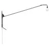 VITRA lampe murale applique POTENCE (Noir - Acier verni)