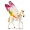 SCHLEICH - Figurine 70577 Licorne ailee arc-en-ciel, poulain TU