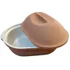 Terrine saveur / Cocotte à rôtir 37,5x24x20 cm en terre cuite Baumalu