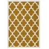 Paris Prix Tapis Vintage à Poils Courts Manolya Or & Ivoire 80 x 150 cm