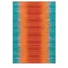 Tapis en Laine Tissé Fait Main Sunset Orange & Bleu 120 x 180 cm
