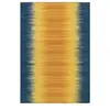 Non communiqué Tapis en Laine Fait Main Sunset 90x160cm Jaune & Bleu