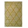 Paris Prix Tapis Géométrique à Poils Courts Luxury II Jaune 160 x 230 cm