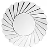 Miroir Mural Design Zeus 80cm Argent