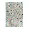 Paris Prix Tapis en Cuir Effet Métallique Rocket Multicolore 120 x 170 cm