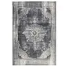 Paris Prix Tapis Imprimé Antique Vintage Gris Foncé 200 x 290 cm