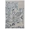 Paris Prix Tapis Imprimé Rétro River Gris & Noir 155 x 230 cm