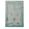 Tapis Vintage Tissé Nostalgia Turquoise 120 x 170 cm