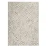 Tapis en Cuir Effet Métallique Spark Ivoire & Or 160 x 230 cm