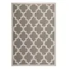 GENERIQUE Tapis Vintage à Poils Courts Manolya Taupe 80 x 150 cm