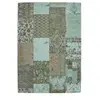 Non communiqué Tapis Tissé Vintage Patchwork Symphony Turquoise 80 x 150 cm