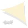 Voile d'ombrage de jardin IbizSail imperméable 4 x 3,5 x 3,5 m Crème