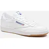 Reebok Club C 85, chaussures de gymnastique unisexes, Ftwwht Ftwwht Silvmt, 39 EU