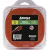 CENTRALE BRICO Fil de coupe-bordure rond en nylon torsadé rouge AF 3,4, 3,3 mm × 9 m