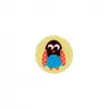 Non communiqué Boutons Hibou à queue Jaune 18 mm X 2 - Union Knopf(...) -