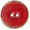 Non communiqué Boutons Coco laqué 23 mm X 2 - Union Knopf(...) - Rouge Foncé