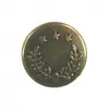 Non communiqué Boutons Jeans Laiton vieilli 18mm X 4 - Union Knopf(...) - Marron