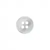 Boutons chemises blancs 2 X 9mm et 5 X 12mm 4 trous - Union Knopf Blan...