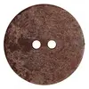 Bouton galet rond chocolat 2 trous 40mm X 1 - Union Knopf Marron - Mar...