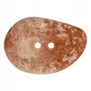Bouton galet navette acajou 2 trous 54mm X 1 - Union Knopf Marron - Ma...