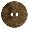Non communiqué Bouton galet rond taupe 2 trous 30mm X 1 - Union Knopf(...) - Marron