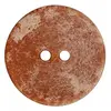 Bouton galet rond 2 trous 30mm X 1 - Union Knopf Marron Clair - Marron...