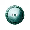 Boutons fantaisies rond 2 trous Vert moyen 25mm X 2 - Union Knopf Vert...