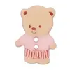 Non communiqué Boutons Ourson blanc 15mm X 3 - Union Knopf(...) - Rose