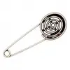 Epingle à Kilt spirale brute Nickel 75 MM X 1 - Union Knopf Gris - Gri...